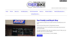 Desktop Screenshot of foxborobike.com